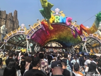 别去了，常州恐龙园，密密麻麻，人山人海